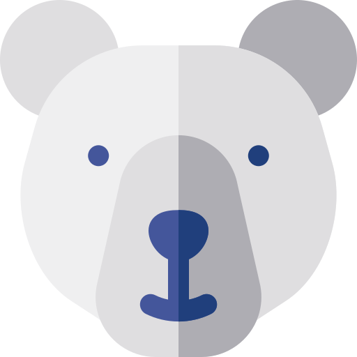 oso polar icono gratis