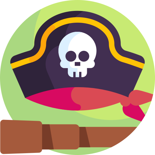 sombrero pirata icono gratis