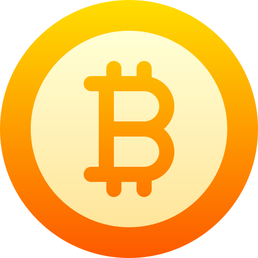 Bitcoin Basic Gradient Gradient Icon