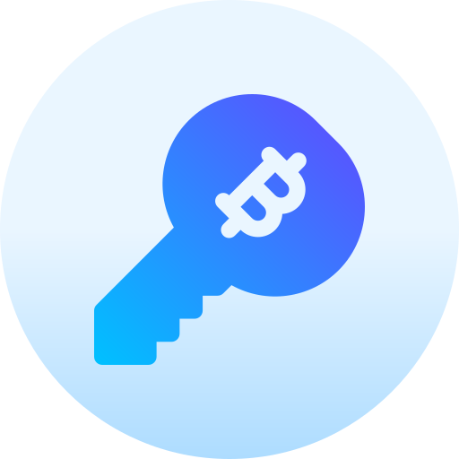 cifrado de bitcoin icono gratis