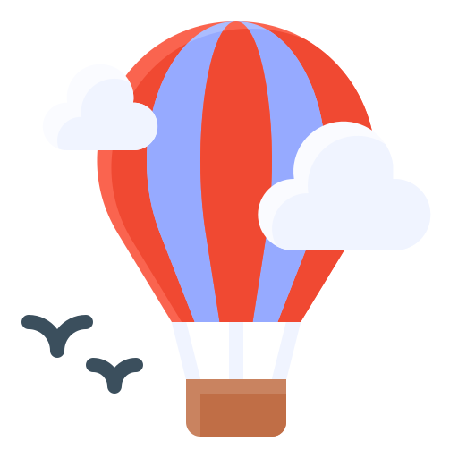 Hot air balloon Generic Flat icon