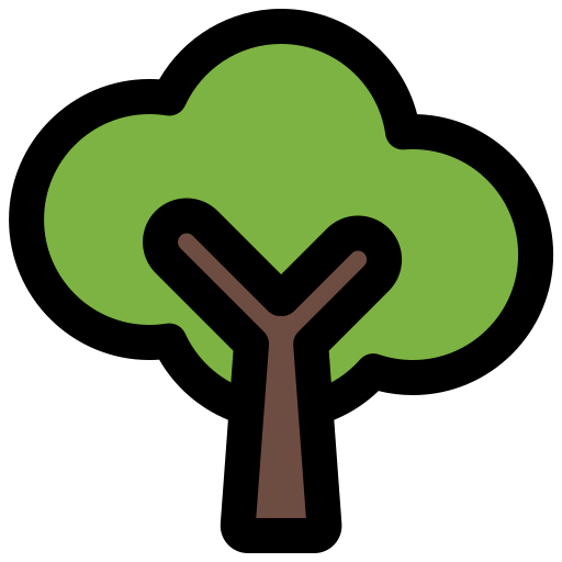 Tree Generic Outline Color icon