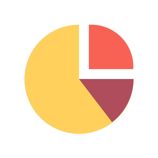 gráfico circular icono gratis