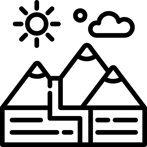 Mountains Special Lineal icon