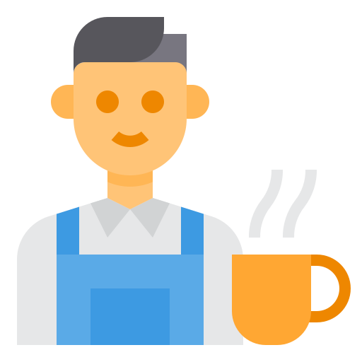 barista Icône gratuit