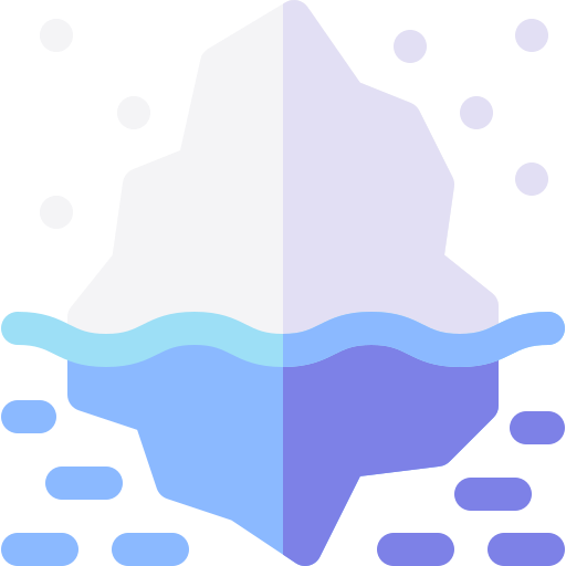 Iceberg Basic Rounded Flat icon