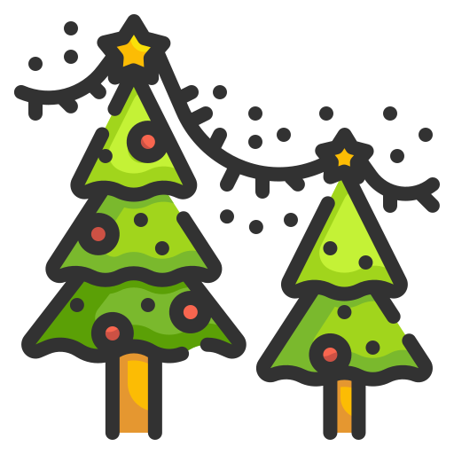 árbol de navidad icono gratis