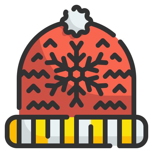 sombrero de invierno icono gratis