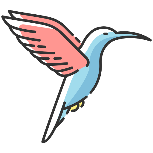 colibrí icono gratis