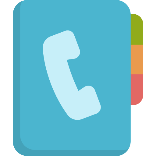 directorio telefónico icono gratis