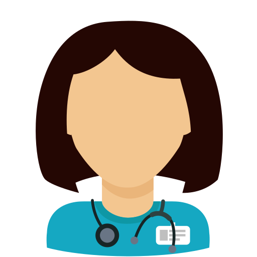 Female Doctor Generic Flat Icon