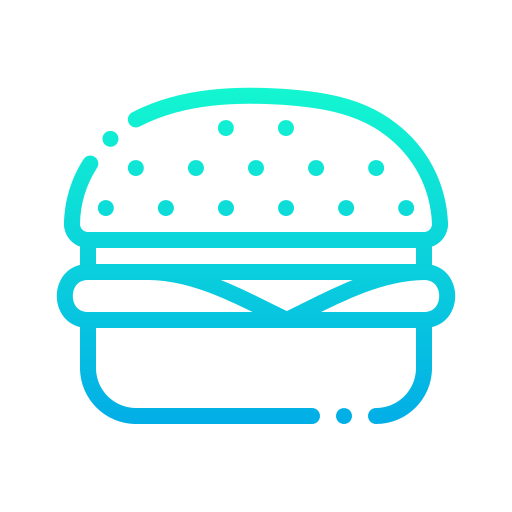 Hamburger Generic Gradient icon