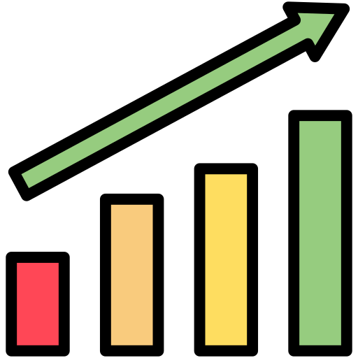 Graph Generic Outline Color icon