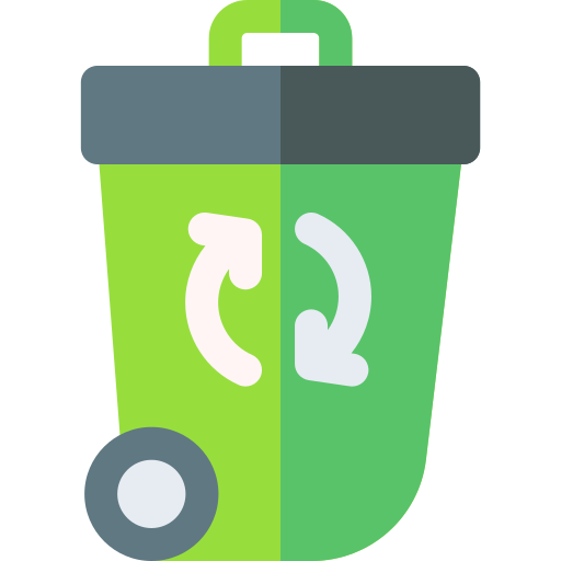 Recycling bin - free icon