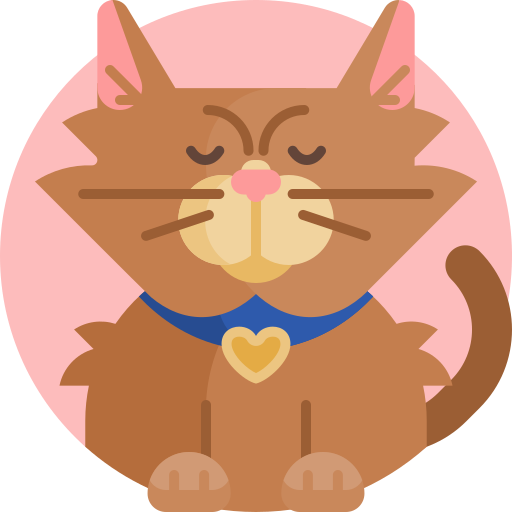 Pink cat icon - Free pink animal icons