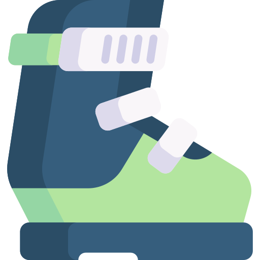 botas de esqui icono gratis