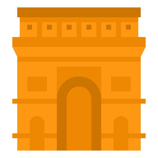 Arc de triomphe free icon Arc de triomphe free icon