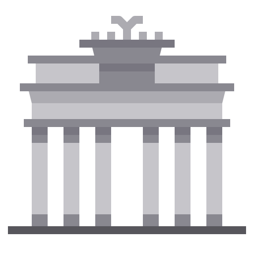 puerta de brandenburgo icono gratis