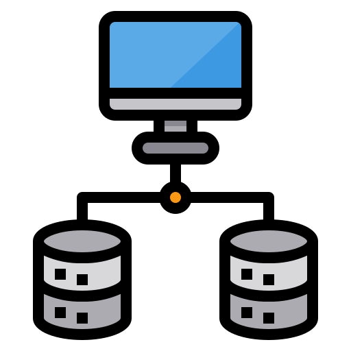 Server itim2101 Lineal Color icon