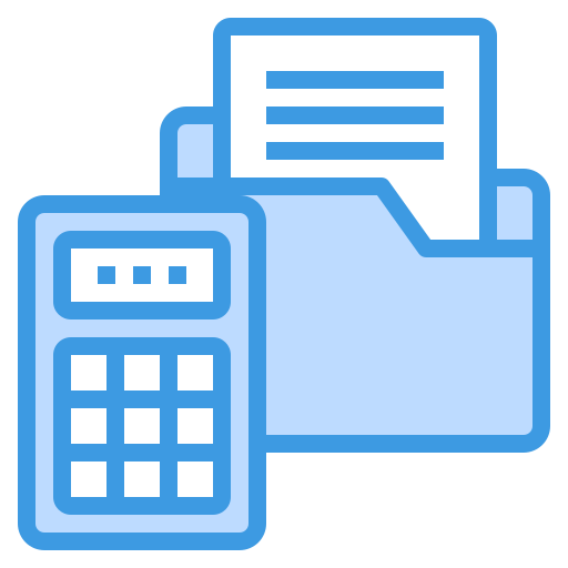 Accounting itim2101 Blue icon