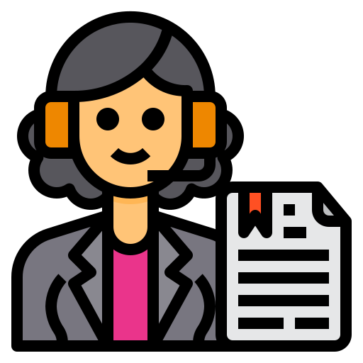 nachrichtensprecherin kostenlos Icon