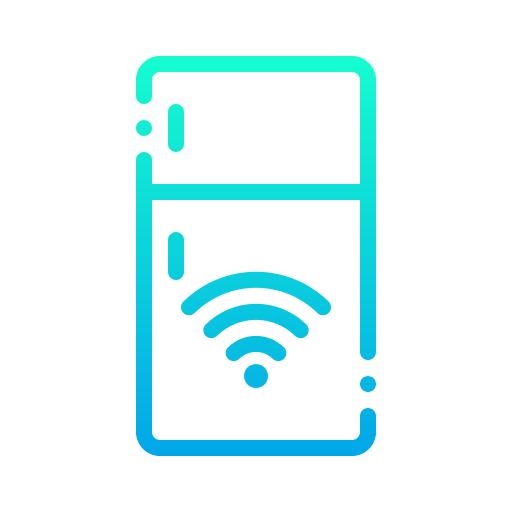 nevera inteligente icono gratis