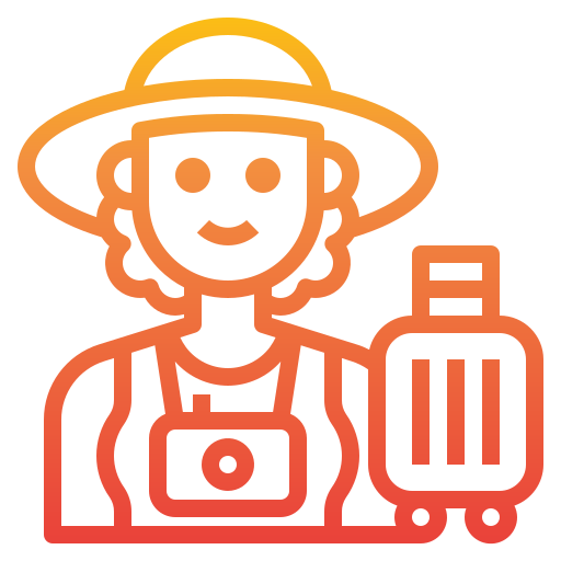 turista icono gratis