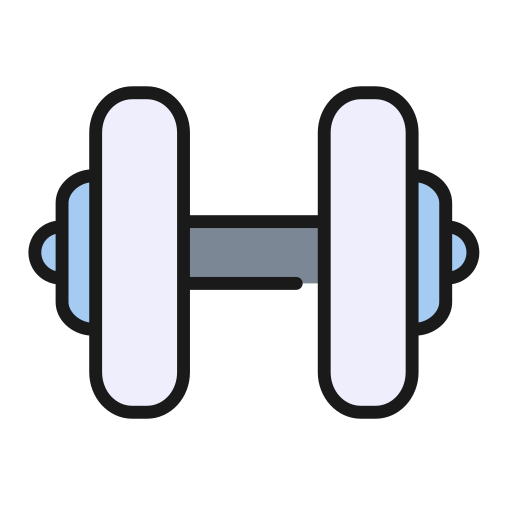 Barbell free icon