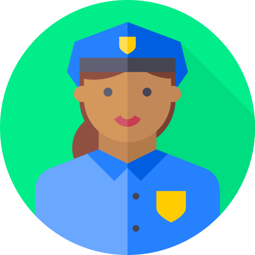 policía icono gratis