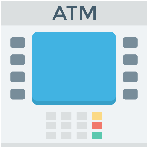 distributeur de billets Icône gratuit distributeur de billets Icône gratuit