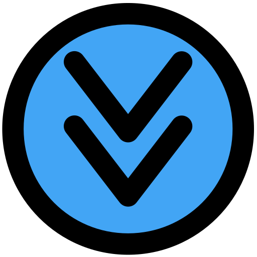 chevron runter kostenlos Icon