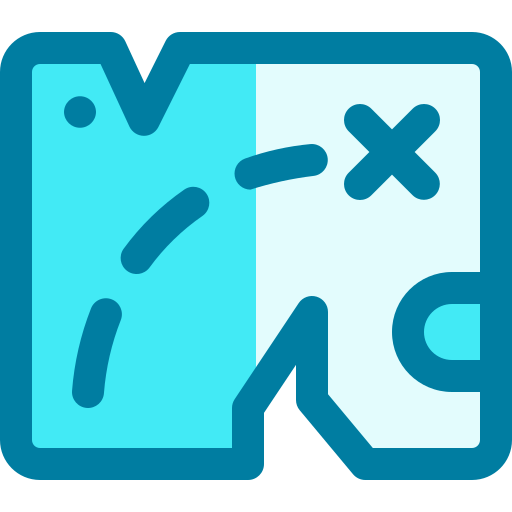 Treasure map free icon Treasure map free icon