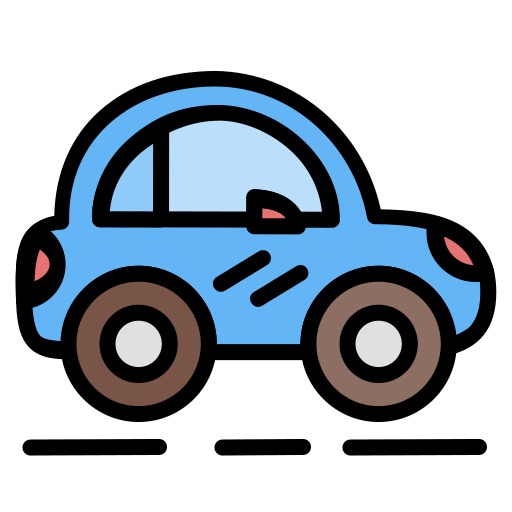 Car toy Generic Outline Color icon