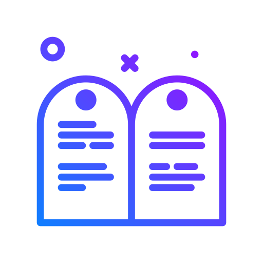 Ten Commandments Free Cultures Icons