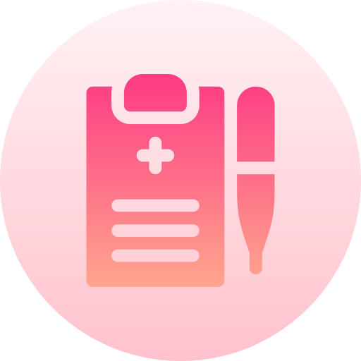 informe médico icono gratis