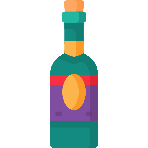 botella de vino icono gratis