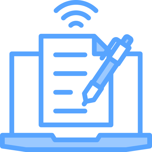 Online learning free icon
