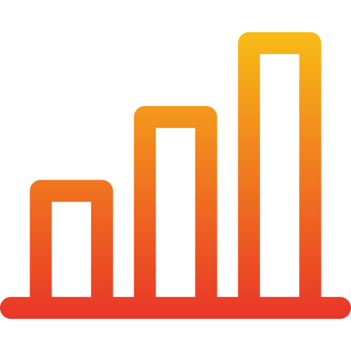 gráfico de crecimiento icono gratis