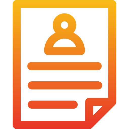 currículum icono gratis