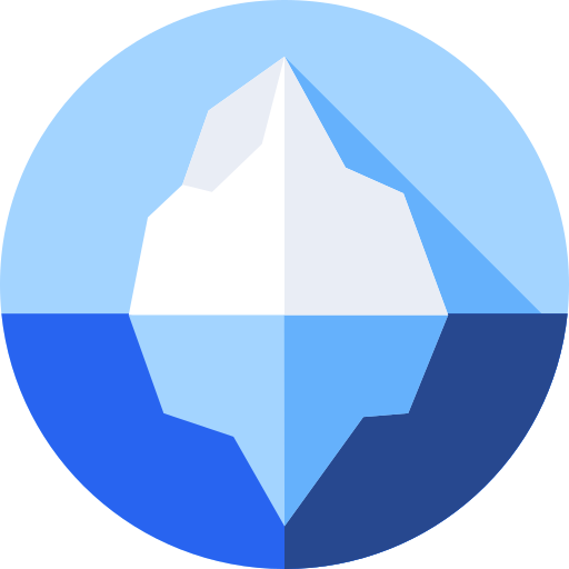 Iceberg Flat Circular Flat icon