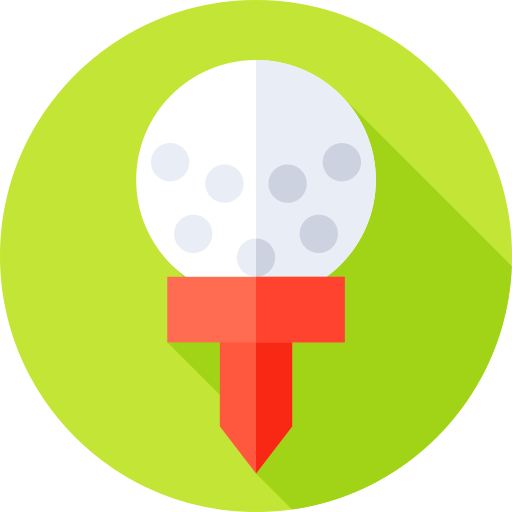 pelota de golf icono gratis