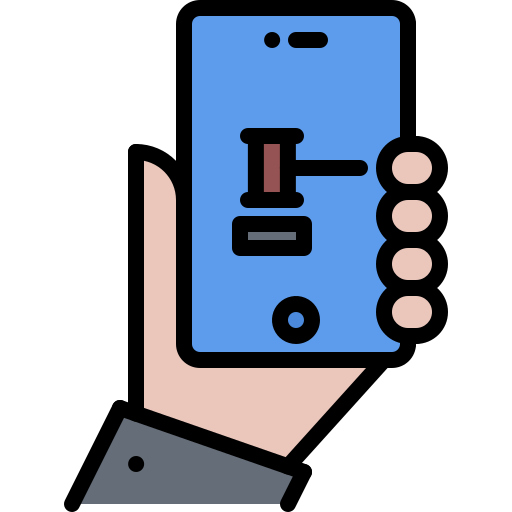 subasta icono gratis