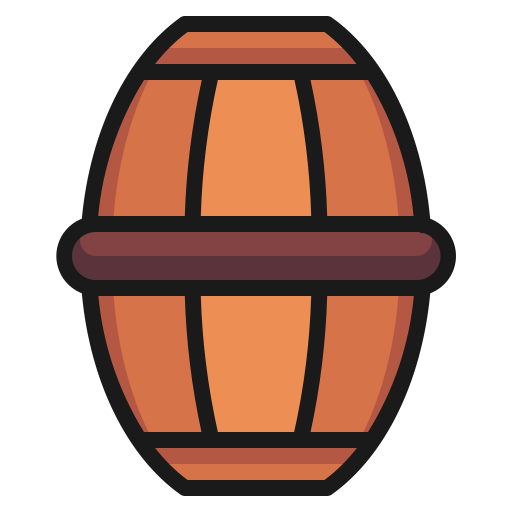 Barrel Generic Outline Color icon