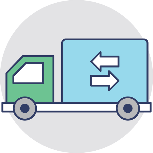 Express delivery - Free transport icons