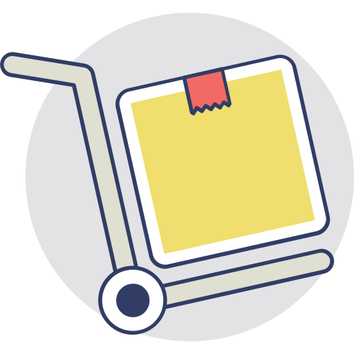 배송 상자 무료 아이콘