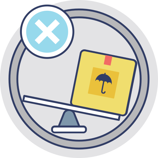 Delivery cancelled free icon Delivery cancelled free icon