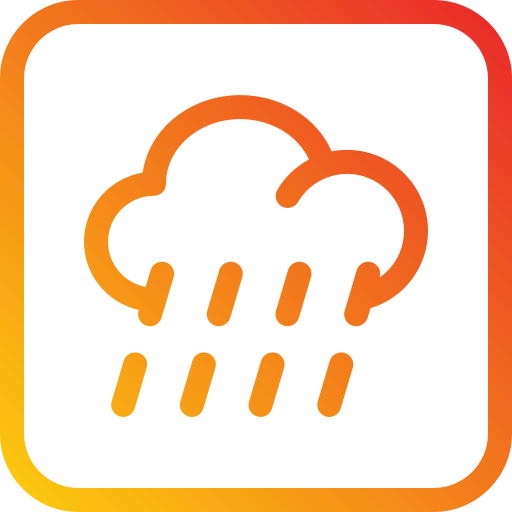 Heavy rain Generic Gradient icon