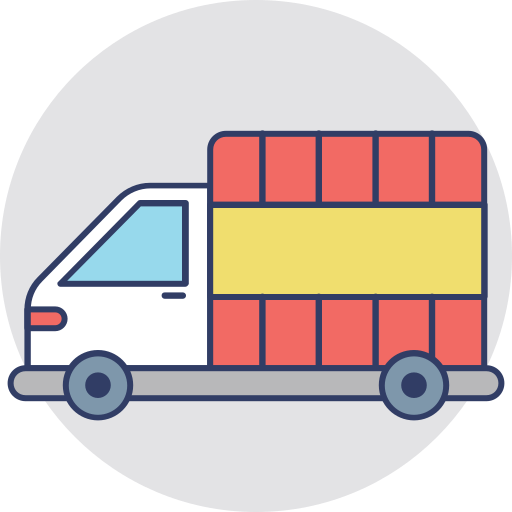 Cargo truck Generic Rounded Shapes icon