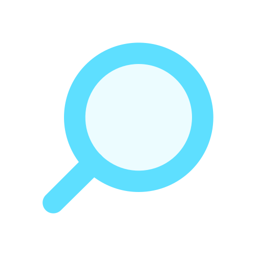 Search Generic Blue icon