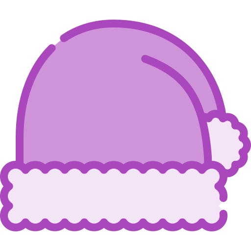 sombrero de santa icono gratis